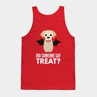 Golden Labrador Halloween Trick or Treat Tank Top